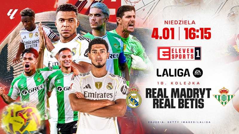 Włoskie hity w Bergamo i Mediolanie oraz trudne sprawdziany drużyn z Madrytu na otwarcie roku w Eleven Sports